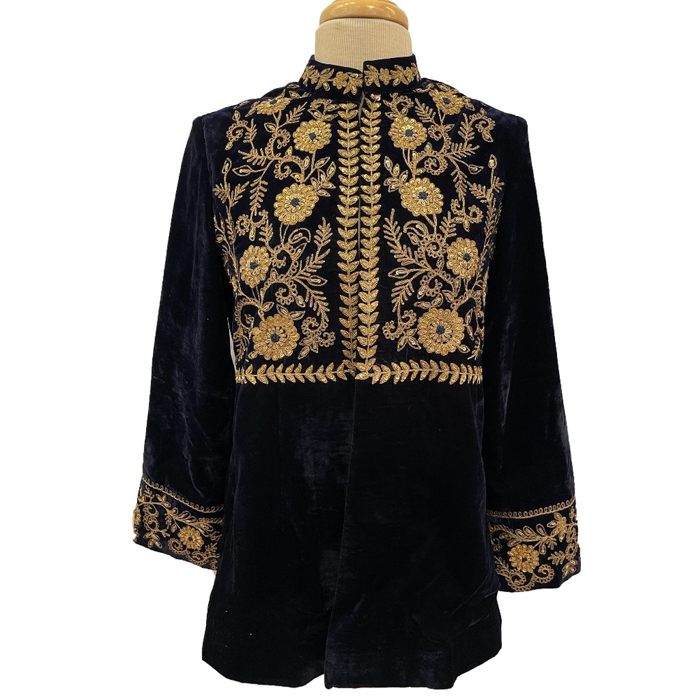 Velvet Embroidered Jacket